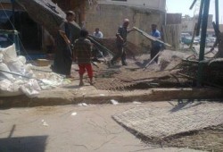 الانقلاب يأكل ابنائه بشمال سيناء: حملة لازالة التعديات بميدان الرفاعي بالعريش (صور)