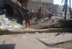 الانقلاب يأكل ابنائه بشمال سيناء: حملة لازالة التعديات بميدان الرفاعي بالعريش (صور)