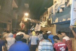 أولتراس نهضاوي ينظم مسيرة ليلية حاشدة بأبوحماد في ذكري مجزرة سيارة الترحيلات