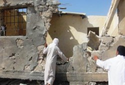 اصابة 3 اطفال بسقوط قذيفة لمليشيات السيسى على منزلهم برفح