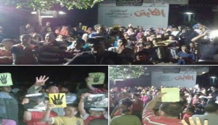 وقفة ليليلة مناهضة للانقلاب العسكري بالغربية