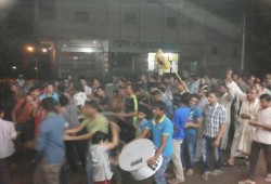 الفيوم : تظاهرة ليلية بابشواى تهتف بإعدام قتلة الشهداء