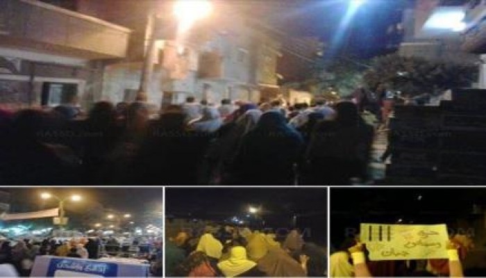 تظاهرة في ‏بني سويف رفضًا لحكم العسكر