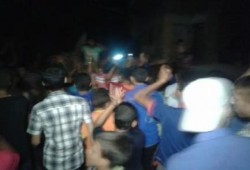 مسيرة ليلية بالابراهيمية تنديداً بالعدوان الصهيوني على غزة