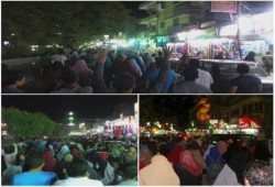 بالصور : مسيرة ليلية حاشدة بـ ‫‏الفيوم‬ ضد جرائم العسكر وسط تفاعل من الاهالي والمارة