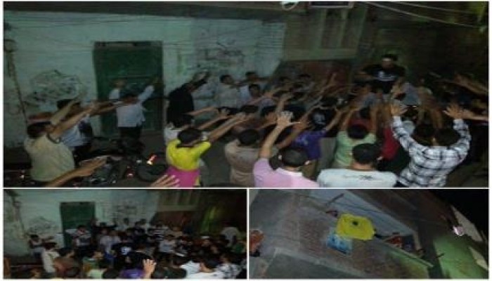 #‏الدقهلية‬ : مسيره بـ "ميت سلسيل" تندد بمقتل الطفل "خالد السعيد"