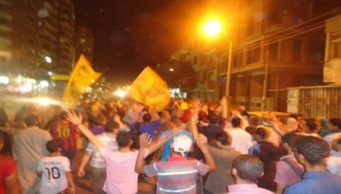 مسيرة مسائية بمدينة بنى سويف تدعوا للحشد بتظاهرات 9 سبتمبر