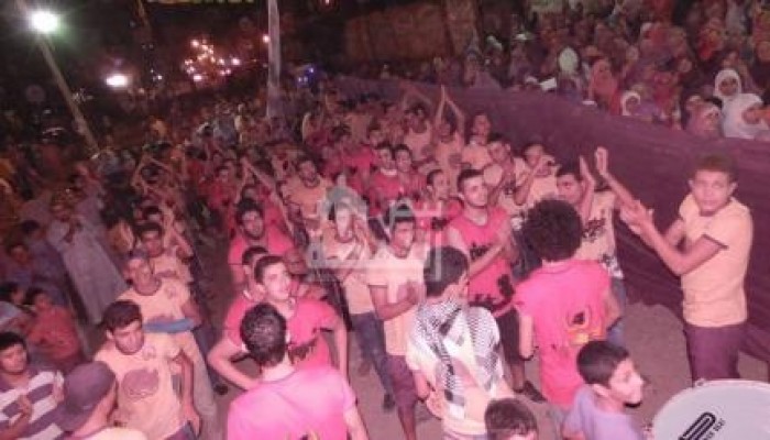 يوم من رابعة يزين سماء مدينة ناهيا الثائرة