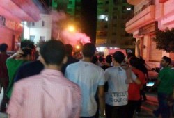 مسيرة للقوى الثورية من أمام منزل المعتقل "يوسف رمزي" بطلخا