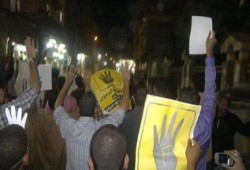 سوهاج : شباب طهطا ضد الإنقلاب ينظمون مسيرة ليلية رافضة للإنقلاب العسكري