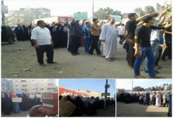 مسيرة صباحية بالجمالية دقهلية ضد الانقلاب العسكري بمشاركة شبابية نسائية