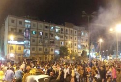 بالصور : ثوار الزيتون و المطرية ينتفضون في ميدان المطرية فى فاعليه ليلية مفاجئة