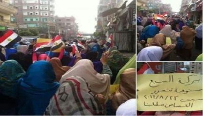 ثوار بركة السبع ينددون بالانقلاب والعدوان الصهيونى على غزة