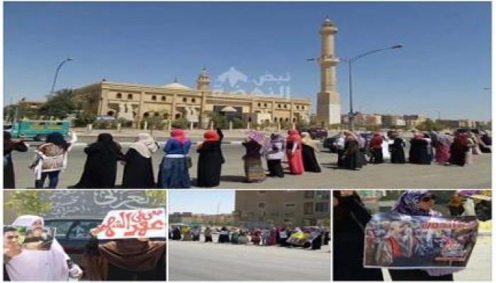 الحرائر يعدن بقوة للمطالبة بالقصاص فى فاعلية مفاجئة باكتوبر تحت أشعة الشمس الحارقة