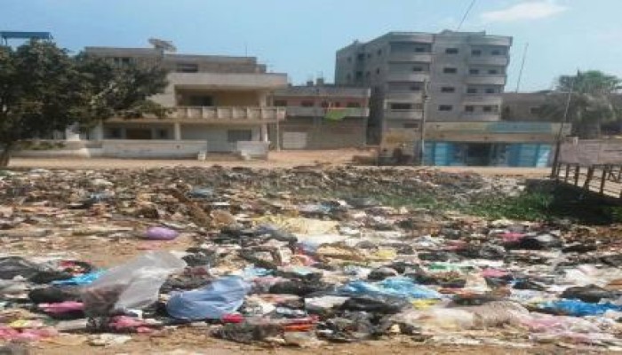 أهالي "رأس الخليج" بشربين يعانون من إنتشار القمامة وغياب المسئولين
