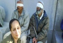 إصابة مجندة صهيونية صاحبة صور تعذيب أسرى فلسطينيين عام 2012