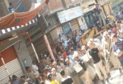 ميليشيات الانقلاب تطلق أعيرة نارية بسوق بالشرقية خلال حملة إزالة اشغالات