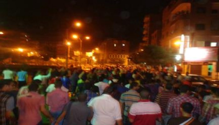 بني سويف: تظاهرة بميدان المديرية تسخر من وعود حكومة الإنقلاب !!