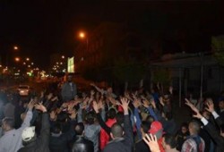 وقفة لأحرار البدرشين تأييدًا للشرعية وأهل غزة