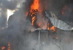 مجهولون يشعلون النار في «محول كهرباء» بمركز المحلة