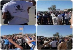 بالصور :  تظاهرة لعفاريت ضد الانقلاب بأبوحمص