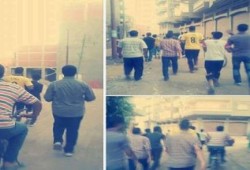 مسيرة ضد الإنقلاب من أمام مسجد الرحمن بطلخا