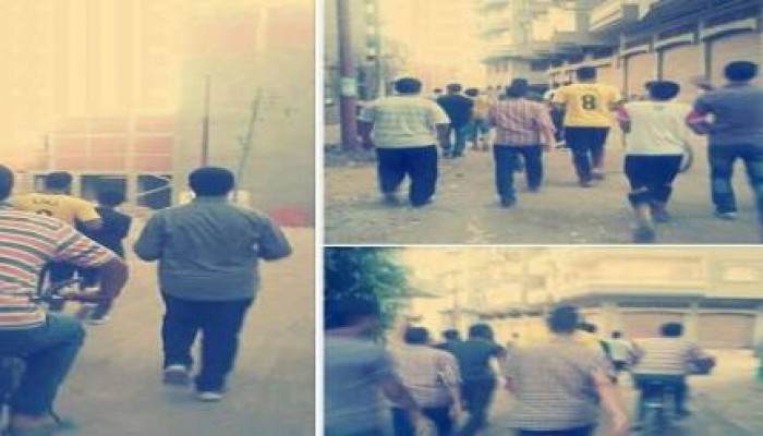 مسيرة ضد الإنقلاب من أمام مسجد الرحمن بطلخا