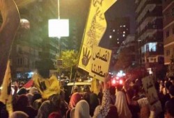 بالصور مسيرة ليلية حاشدة لثوار مدينة نصر رافضة للانقلاب العسكري وممارساته