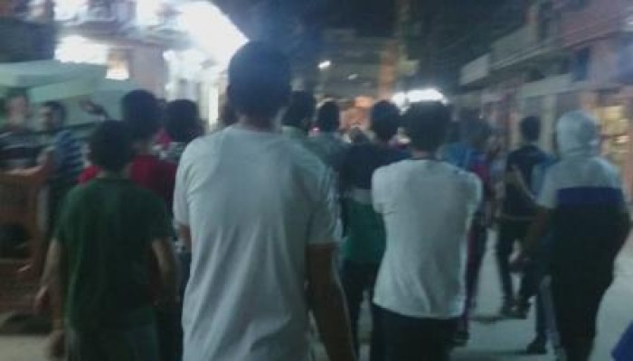 وقفة مفاجئة لرافضى الانقلاب العسكرى أمام قسم شرطة رابع العريش