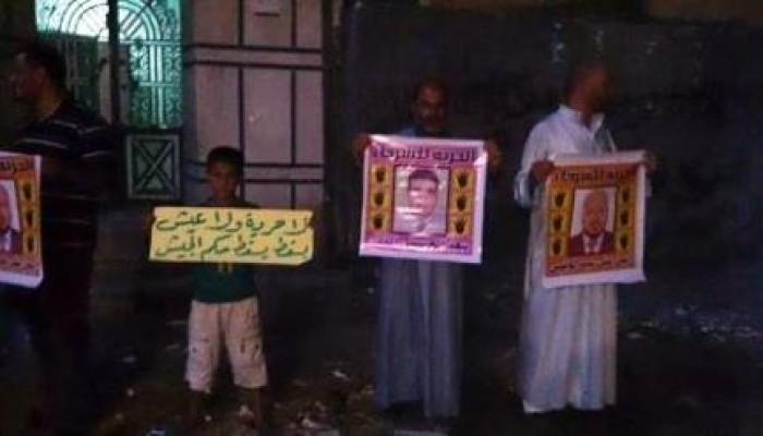 كفر الشيخ: وقفة ليلية مناهضة للإنقلاب العسكرى بقرية المرازقة بمركز بلطيم