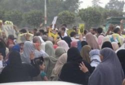 الشرقية مسيرة حاشدة لثوار الحسينية شرقية في مليونية صوت الغلابة ثورة