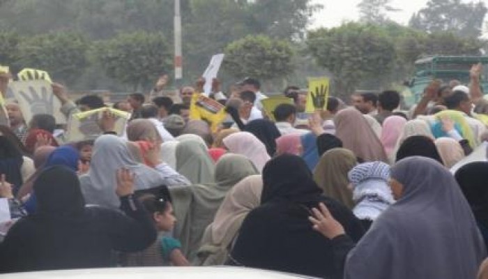 الشرقية مسيرة حاشدة لثوار الحسينية شرقية في مليونية صوت الغلابة ثورة