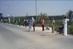 بالصور :  جوعتونا "تنظم ثانى فعالياتها بالإسماعيلية ضد الانقلاب