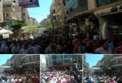 ‏فعالية حاشدة بالاسكندرية - الابراهمية  ضد العسكر‏.