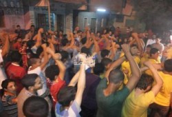 مسيرة ليلية لتحالف دعم الشرعية بأم دينار بالتعاون مع أولتراس ثورجي