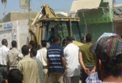 حملة شرسة لمليشيات الانقلاب ضده الباعة الجائلين بالفيوم