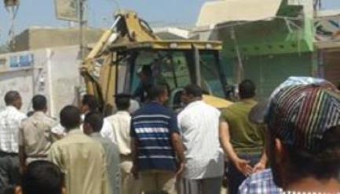 حملة شرسة لمليشيات الانقلاب ضده الباعة الجائلين بالفيوم