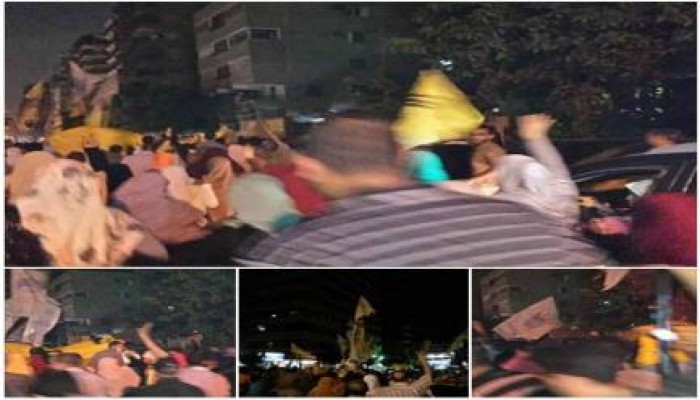 مسيرتين ليليتين ضد الانقلاب بمصر الجديدة و مدينة نصر