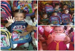 بالصور " أطفال حضانة " المتفوقين بالمنوفية يرفعون شعار رابعة