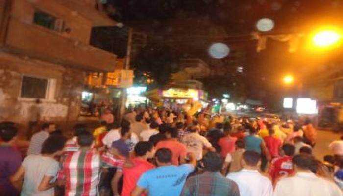 تظاهرة لثوار بنى سويف من قلب ميدان الزراعيين رفضا للانقلاب