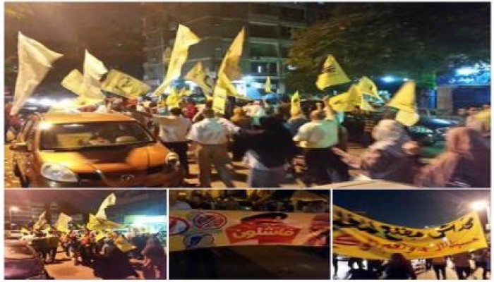 مسيرة ليلية لثوار مدينة نصر ضد الانقلاب العسكري