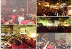 بالصور : مسيرة حاشدة تجوب حي قحافة بالفيوم مساء اليوم ضد الانقلاب بمشاركة حركة 18