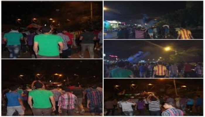 مسيرة ليلية لـ"نهضاوى" بمدينة طلخا بشارع "النوادي" تطالب بالإفراج عن جميع المعتقلين