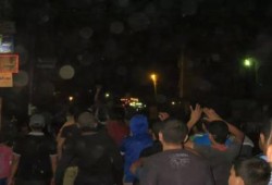 شباب البصارطه بدمياط يتحدى امن الانقلاب بمسيرة ليلية