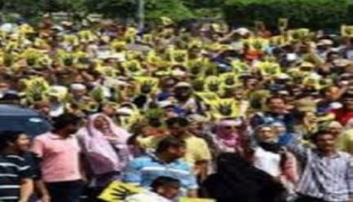 ثورة حتي النصر ثوار بلبيس ينتفضون دعما للشرعية ورفضا للانقلاب