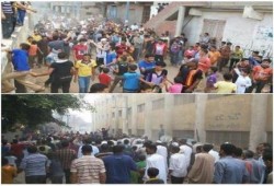 مسيرة حاشدة لثوار الشبول مركز المنزلة بالدقهلية ..  "ثورة حتي النصر"