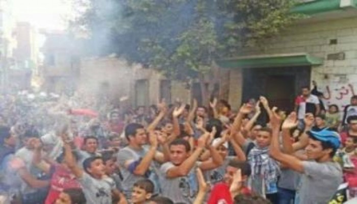 الشرقية: مسيرة حاشدة بالخضارية للمشاركة في جمعة ثورة حتي النصر