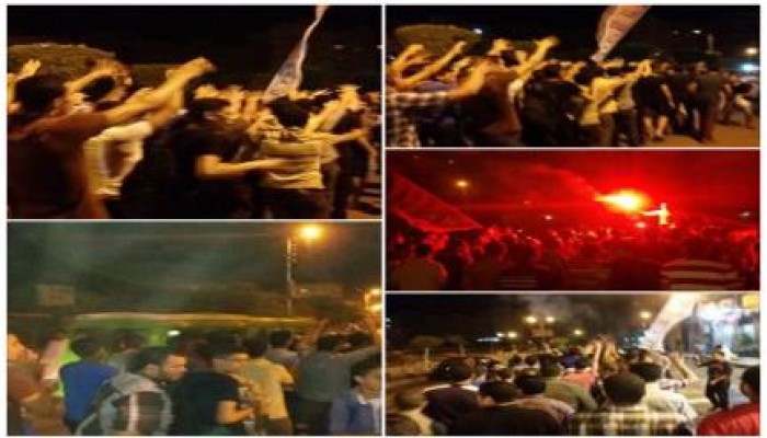 بالصور.. كفر الشيخ: مسيرة ليلية داخل مدينه دسوق تدعو للحشد في 9-9