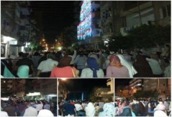 بالصور.. الغربية: مسيرة ليلية حاشدة بطنطا ضد الانقلاب الفاشل