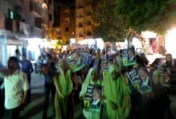 إحدى المشاركات بمسيرة بالإسكندرية تروي كيف اعتدى عليهم كلاب أمن السيسي